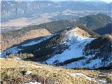 Poludnig (1999 m) pogled na Ziljsko dolino